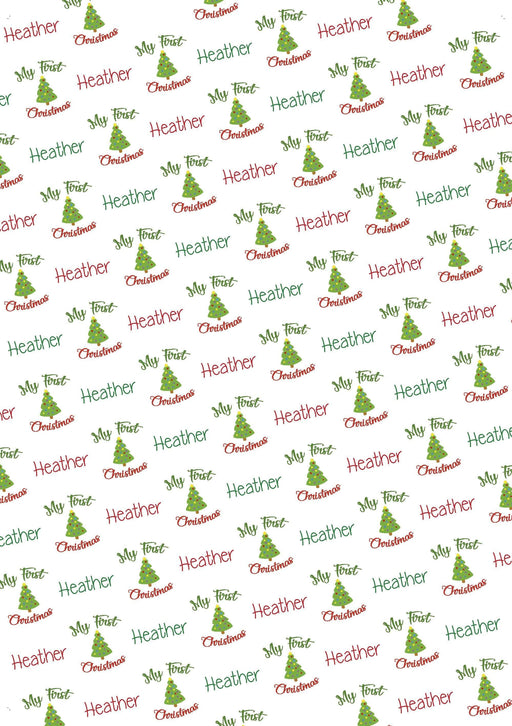 Potter's Printing Personalized Santa Christmas Wrapping Paper