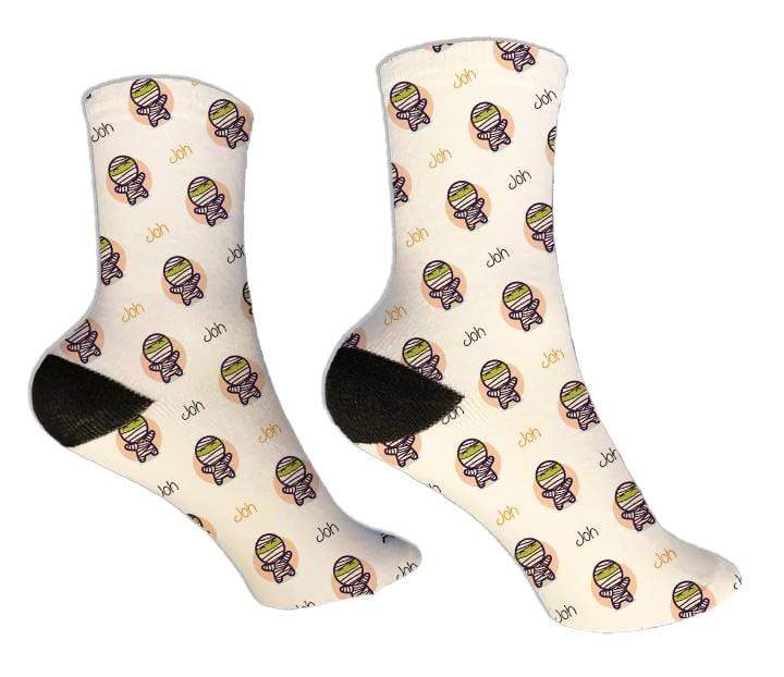 Personalized Cute Mummy Halloween Design Socks